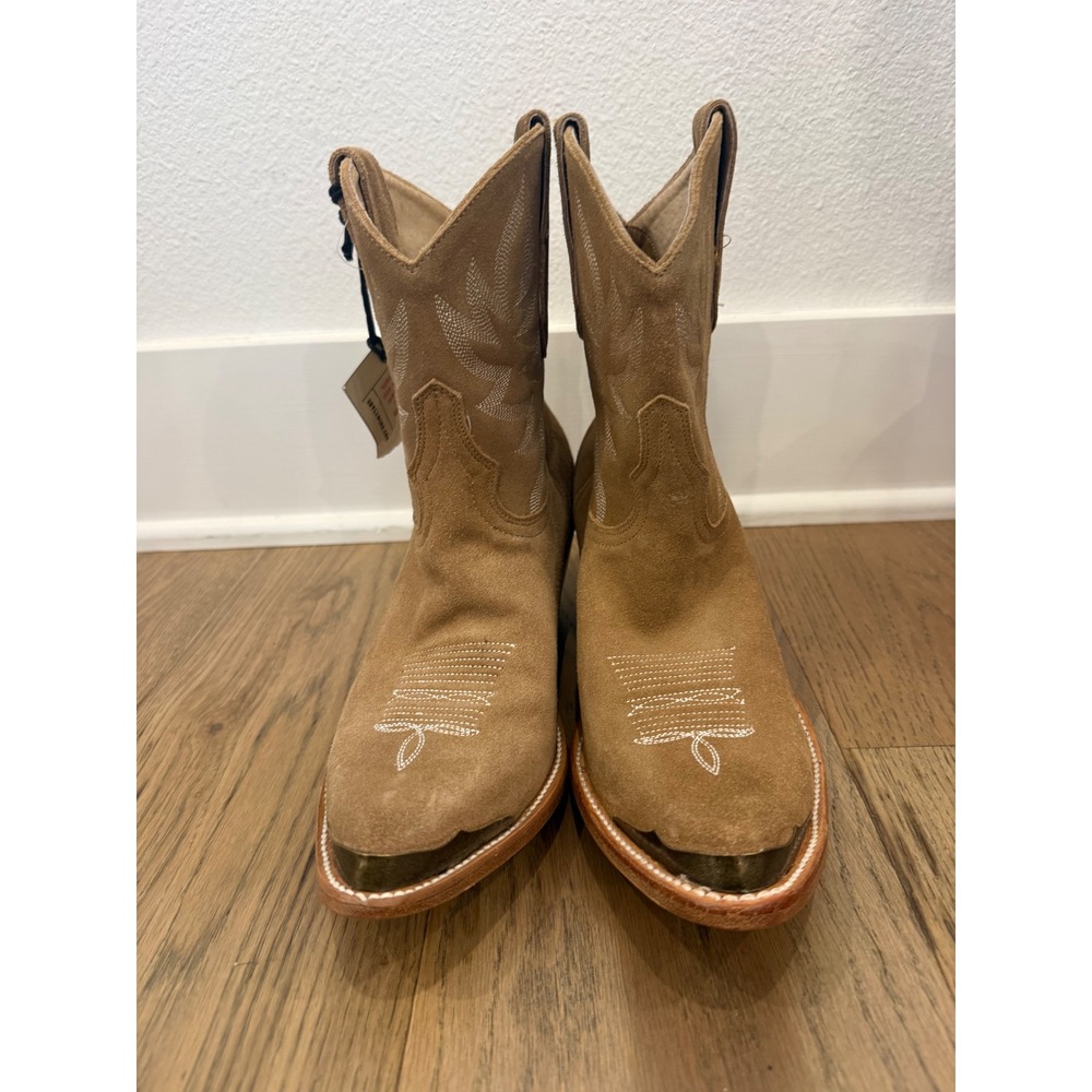 Idyllwind Miranda Lambert Tan Suede Western Cowboy Boots Booties Womens 11B - Picture 7 of 10